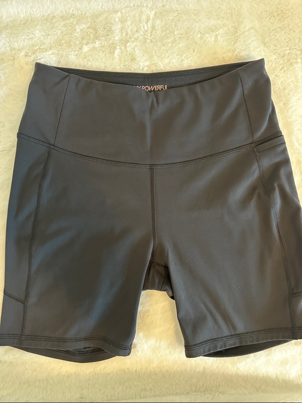 CALIA by Carrie Underwood Black High-Rise Bike Shorts - NWOT